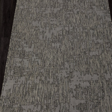 Ковер S144 - BLACK-GRAY - Прямоугольник - коллекция KAIR