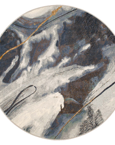 Ковер бельгийский 63529-2626 Argentum Platinum (PP Heatset Высокоплотный, синий, серый)