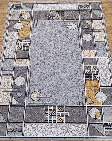 Ковер российский 15704-10766 Лайла де Люкс (Полипропилен, серый)