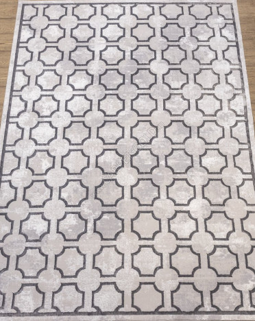 Ковер турецкий N915A Prado (Полиэстер, серый)