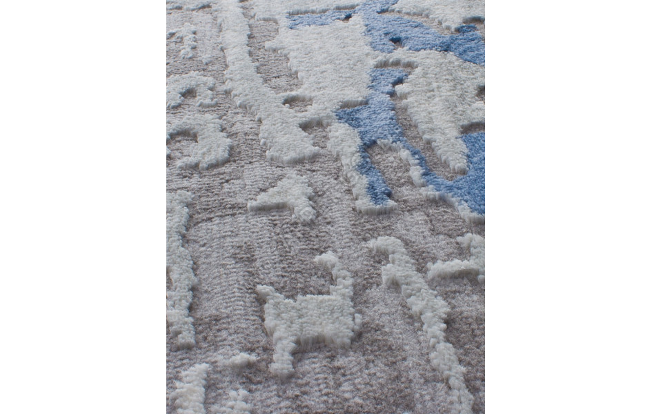 Ковер 03854A - BLUE / BLUE Овал ARMINA