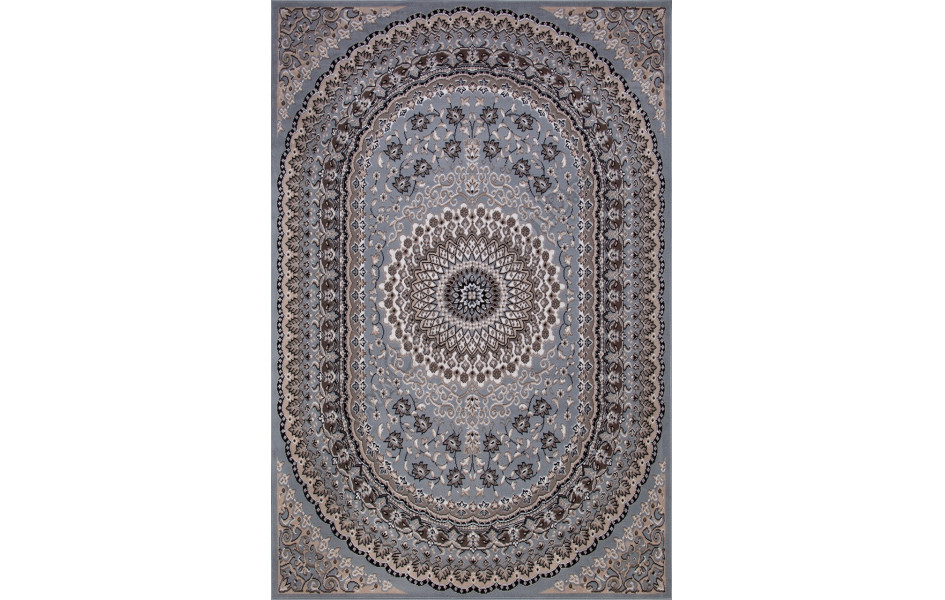 Ковер D504 - BLUE-BROWN 2 - Прямоугольник - коллекция SIERRA