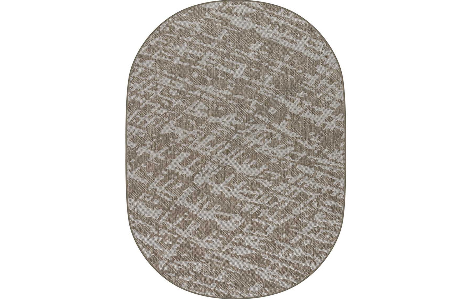 Безворсовый ковер SZ5366A1O OVAL 34 Циновка Тпе
