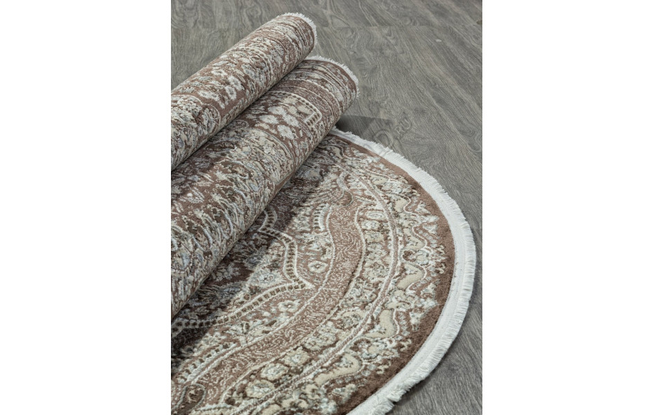 Ковер D415 - BROWN - Овал - коллекция DOLCE