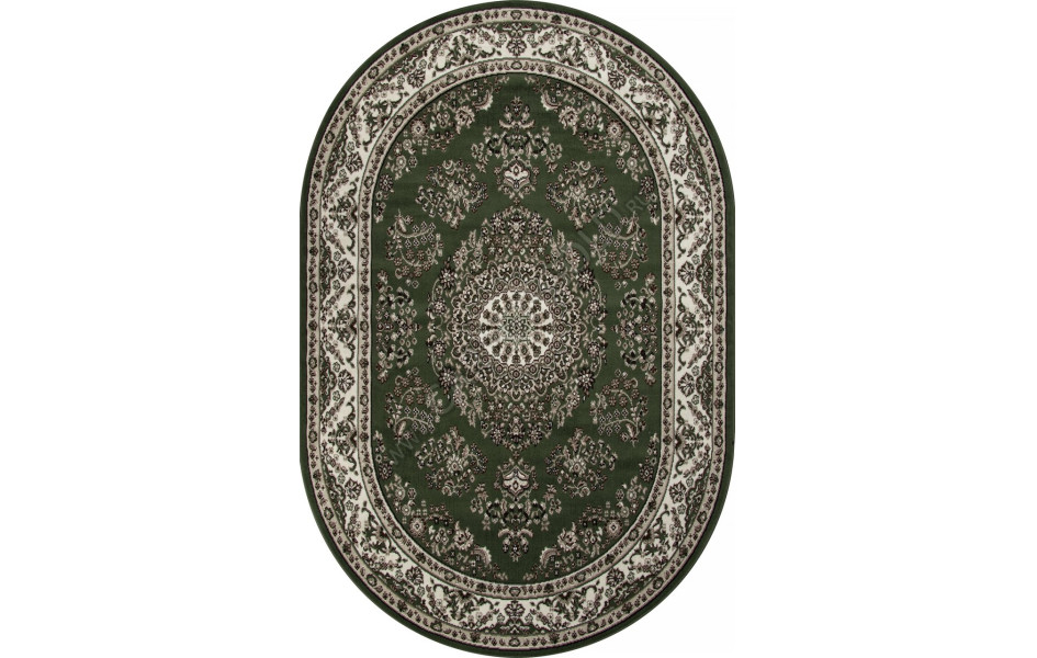 Ковер D285 - GREEN - Овал - коллекция GAVANA