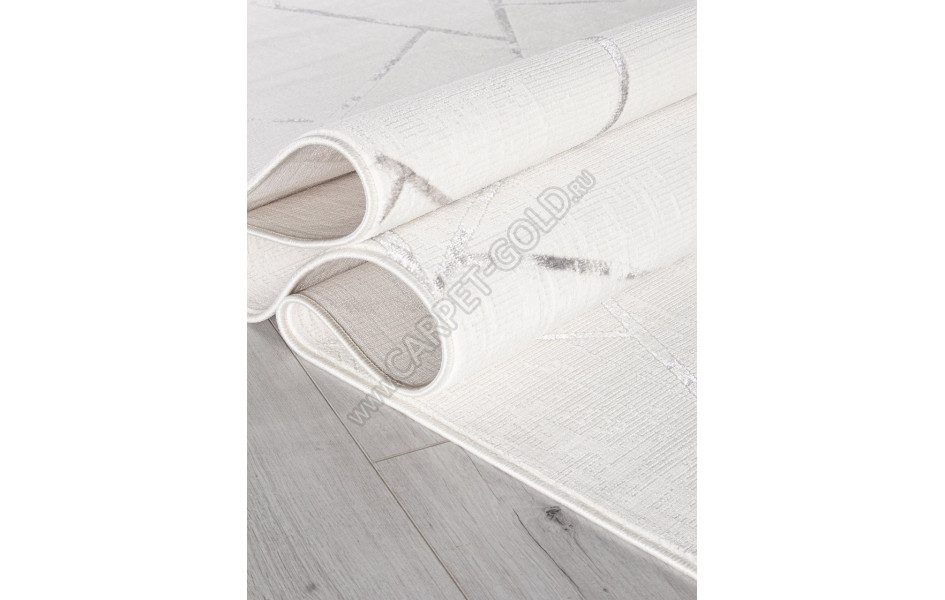 Ковер 32009A - CREAM / WHITE - Прямоугольник - коллекция SHINE